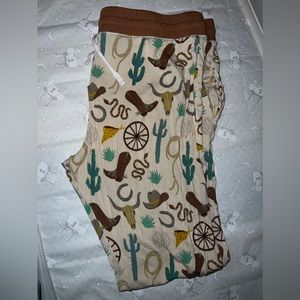 Little Sleepies Ready to Rodeo women’s pj bottoms, XL GUC